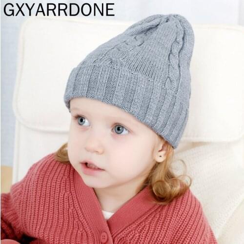 2019 Newborn Photography Props Baby Hat Girl Boy Baby Infant Winter Warm Hat Sweet Kids Fleece Ear Flap Knit Crochet Beanie Cap