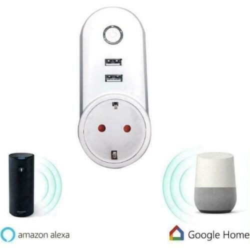Smart Socket WIFI Goole Alexa Voice Control Smart Home remote control Socket HOT smart plug electronics smart plug alexa acce