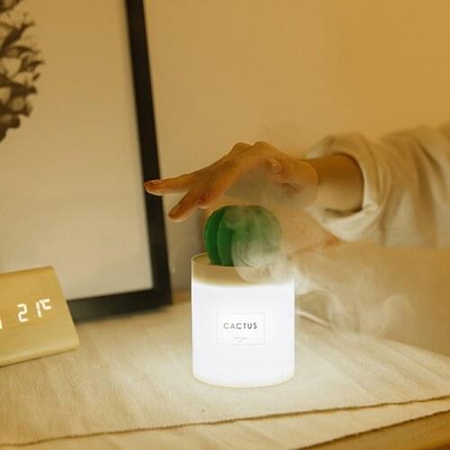 ELOOLE USB Aroma Essential Oil Diffuser Fogger Mist Air Purifier Soft Warm Led Night Light For Office Home Car Humidificador