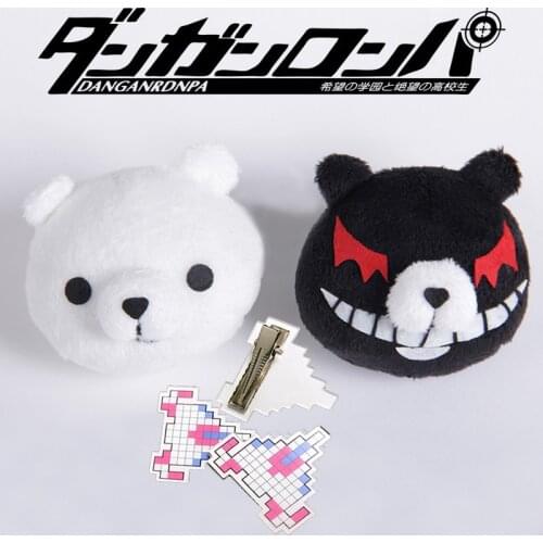 Danganronpa 2 Enoshima Junko Cosplay Hairpin Hair clip Nanami ChiaKi Cute Headwear Hairpin Cosplay Accessories Women Girls