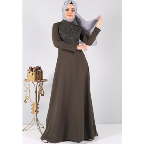 Zeynep Desen Abiye STY1890 Haki