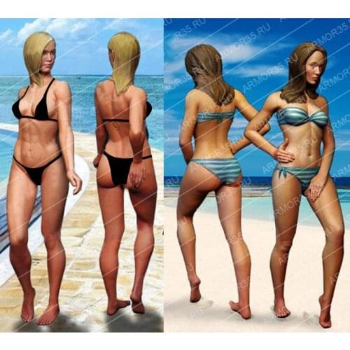 1/35 Bikini Girl Resin Figure Building Kit