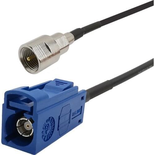 1Pcs 10CM RG174 Pigtail cable FME Male Plug to Fakra C Female Jack Connector