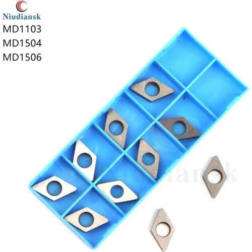 10pcs MD1103 MD1504 MD1506 D-Type Rhombus Shims CNC Metal Lathe Turning Tool Holder Accessories Base High Quality Carbide Shims