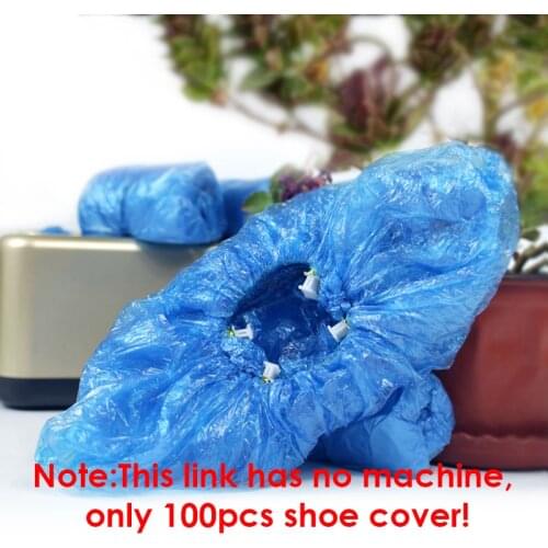 100pcs Automatic Shoe Cover Machine Special Plastic Shoe Cover TBuckle Shoe Cover Household Indoor Disposable Machine Shoe Cover