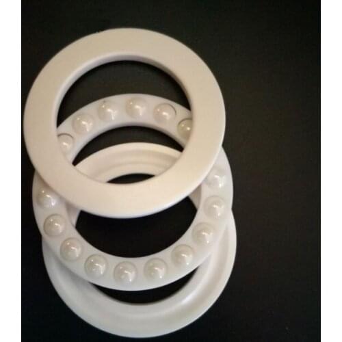 4pcs/lot 51107 51108 ZrO2 full ceramic Axial Ball Thrust Bearing 35x52x12 40x60x13 mm