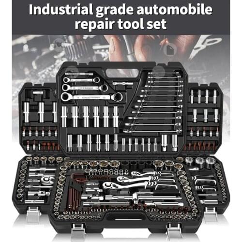 46/53PCS Professional Automobile Repair Tool Set Multifunctional Hand Tool Chromes Vanadium Steel Repairing Tool for Car