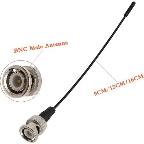 9/12/16CM BNC Male Plug Antenna Connector 710-782 MHz 50 Ohm Cable WIFI Booster WLAN Modem Router PCI BNC Male Plug Adapter