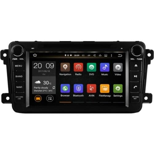 2Din 8" Android 9.0 Car DVD Player GPS Navigation WIFI Phone Link Bluetooth RDS Car Radio Head Unit For Mazda CX9 CX-9 2007-2017