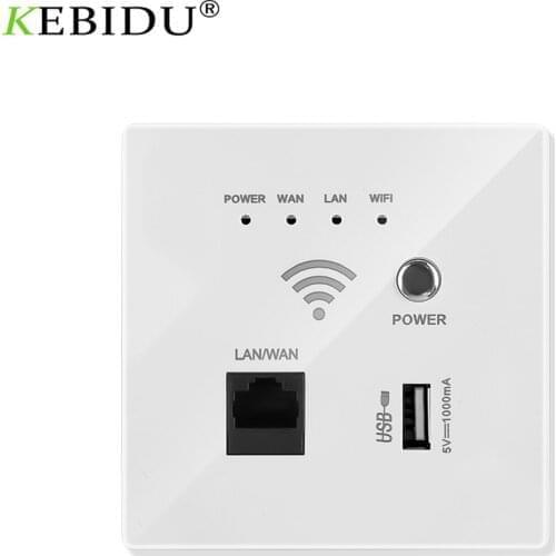 Wireless WiFi Socket Rj45, AP Relay Smart usb socket Smart WIFI Repeater Extender, 220V Power, 300Mbps Embedded Wall WIFI Router