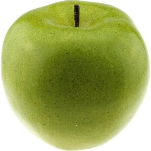 Gresorth 16cm Big Fake Apple Artificial Decoration Fruit Home Party Christmas Dispaly Food Toy - Green
