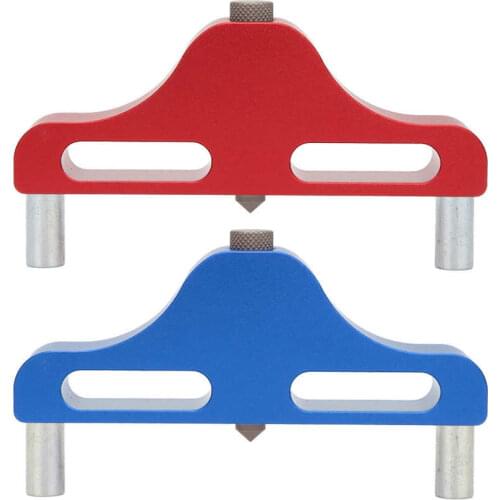Aluminum Alloy Woodworking Center Scriber Center Line Marking Tool Woodworking Auxiliary Tool