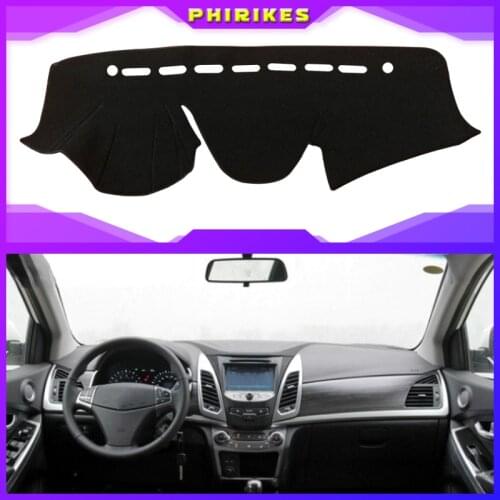 Car Dashboard Cover Dashmat For Ssangyong Korando 2014 2015 Automobile Dash Mat Sun Shade Pad Carpet Dash Board Cover