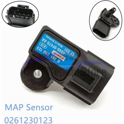 Manifold Absolute Pressure Sensor For Mazda Ford 4S4G-9F479-AA 0261230123 Intake Air Pressure Sensor