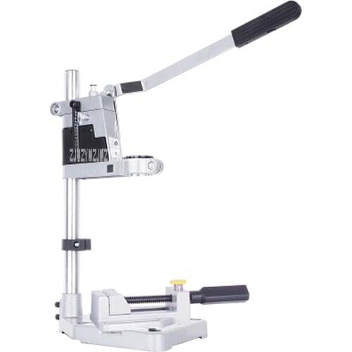 Electric Drill Holder Home Multi-function Universal Small Drill Bracket Aluminum Base Electric Drill Stand+Pliers (25mm*400mm)