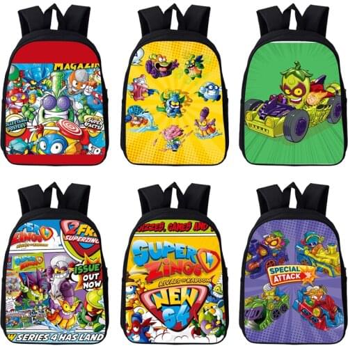 Kids Superthings Power Machines Kindergarten Mini Backpack Toddler Superzings Series 4/5/6 Rucksack Children Cartoon Travel Bags