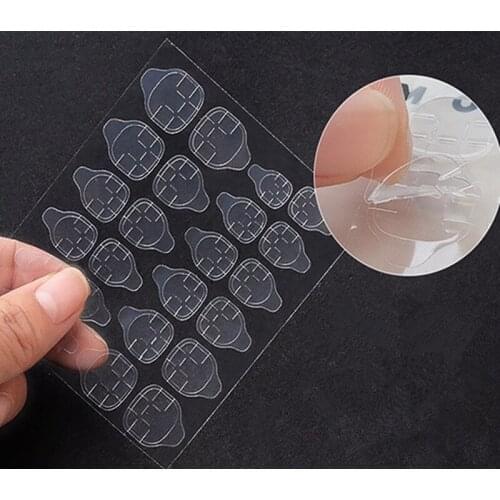 Double Sided False Nail Art Adhesive Tape Glue Sticker DIY Tips Fake Nail Acrylic Manicure Gel Makeup Tool