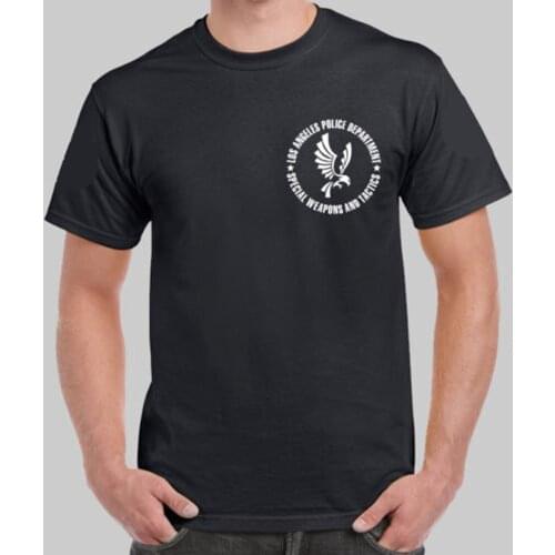 Los Angeles Police Lapd Swat Tv S.W.A.T. Logo Black 2020 New Fashion T-Shirt Short Sleeve Design Your Own T Shirt