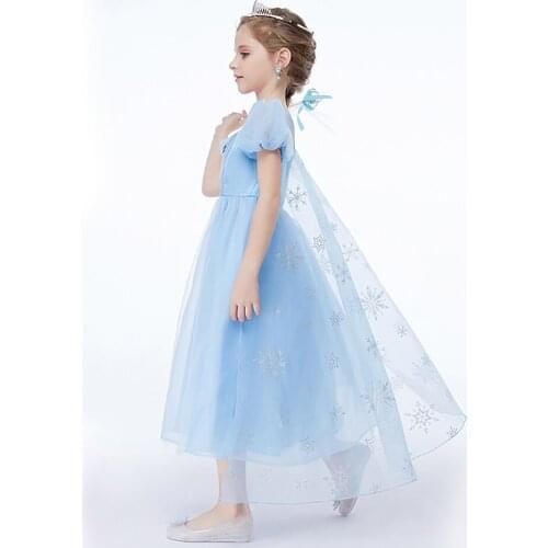 Fancy Girls Dress Cosplay Halloween Costume For Kids Girls Dresses Baby Princess Dress Up Holiday Children