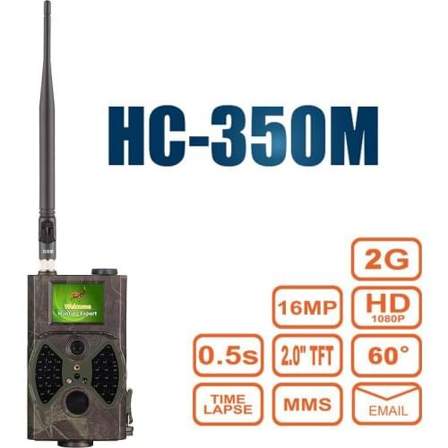 Hunting Trail Camera MMS GPRS Email Infrared wild camera GSM HC350M GPRS 16MP 1080P HC300M Night vision for animal photo traps