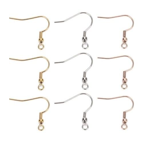 20pcs/lot 20mm stainless steel Ear hook Open Melon Seed Button For DIY Necklace Bracelet Fashion Jewelry Making Findings