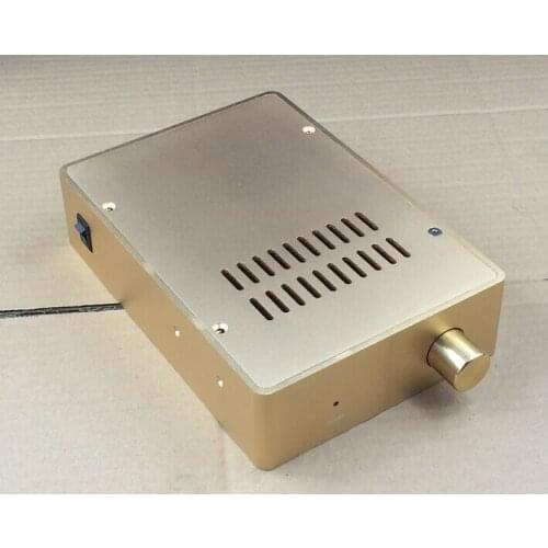 BZ1655 Full Aluminum Enclosure Mini Amplifier Case/ Preamp Box/ PSU Chassis 160X55X230mm Gold and black