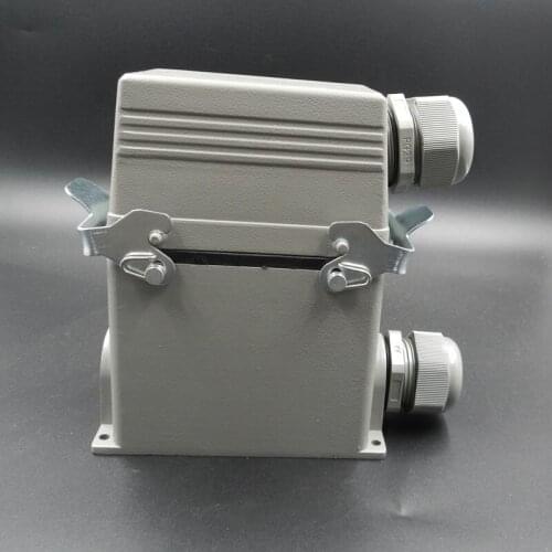 Heavy Load Connector HDC-HE-048-3 Surface Mounted Heat Flux Avenue Plug Socket 48 Core 16A Connect Plug-in Unit
