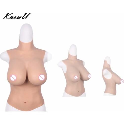 KnowU E Cup Breast Forms Silicone Boobs Fake Tits Sissy Transgender pechos silicona трансвестит protesis mamaria Brustprothese