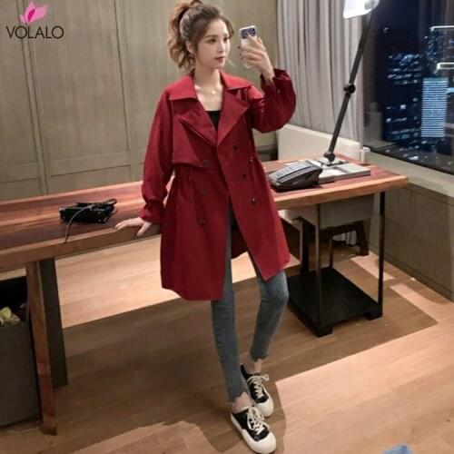 Women Trench New Fashion Women Slim double button Autumn Coat female high quality Casual Windbreak Collection trench coat