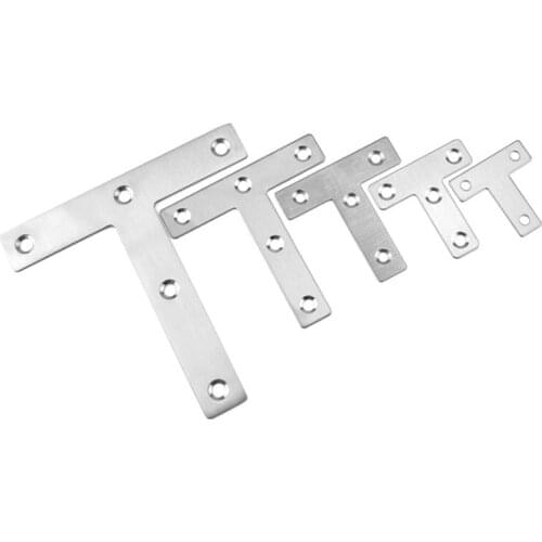 1 pc Stainless Steel Corner Cabinet Fixing Accessories Support Bracket Table Wardrobe Chair Bed Connector Furniture Hardware