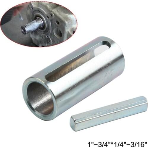3/4" to 1" w/Step Key Gas Engine Pulley Crank Shaft Sleeve Adapter Predator