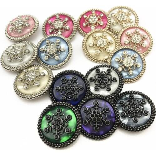 50 pieces 25mm top fashion zinc alloy buttons hand-sewn clothing buttons decorative woolen coat metal buttons wholesale spot