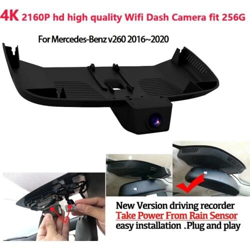Hd 1600P Easy Installation Car Dash Camera Video Recorder Dash Cam Camera For Mercedes-Benz v260 2016~2020 high quality ccd