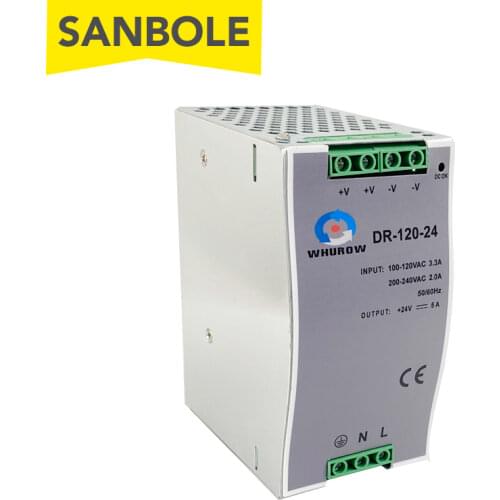 DR-120-12 Switching Power Supply Industry Level DIN Rail Mounting Type 120W24V5A Industrial Control Medical Care Power Supply