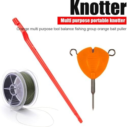 Carp Fishing Tool Puller Outdoor Fishing Portable Multi-Function 5 in 1 Knot Accessories for Carp Rigs Fishing Tools