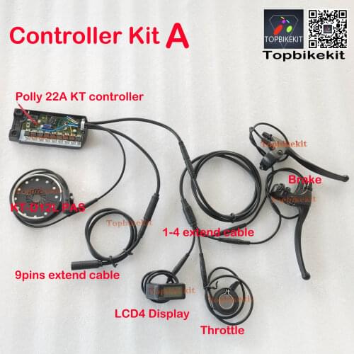 36V 500W 48V 500W Polly DP-6C controller KT Polly battery case controller for 10S/13S/14S 36V / 48V 22A 9 mosfers