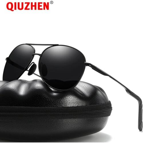 Mens Classic Metal Polarized Sunglasses Wholesale Fishing Anti-glare Sun Glasses for Men Pilot Leisure Polarised Sunglass 1097