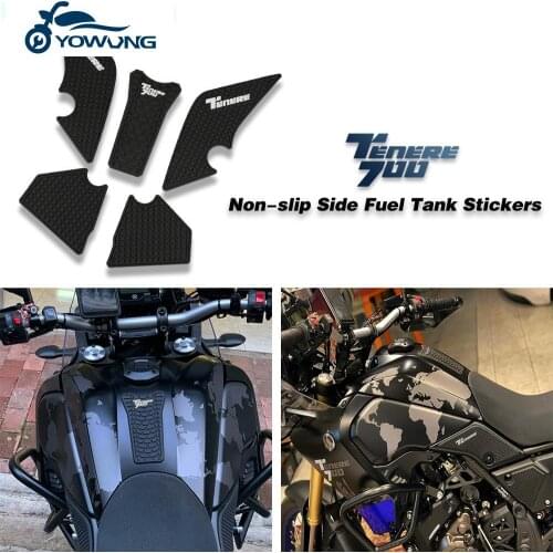 FOR YAMAHA Tenere 700 T700 XTZ 700 2019 2020 2021 Motorcycle Tank Pad Protector Sticker Decal Gas Knee Grip Traction Pad Side 3M