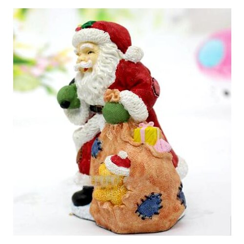 Christmas 3d Santa Claus bag bear silicone candles mould soap molds cake decoration tools 3d Santa Claus Silica gel moulds