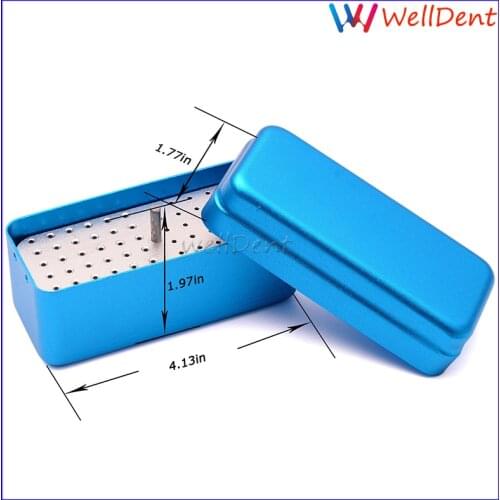 72 Hole Dental Endo Sterilization Organizer Holder Diamond Bur File Container Autoclave