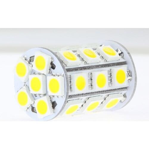 1pcs/lot Led G6.35 Corn Bulb 27LED 5050 SMD12V 24V 4W Dimmable 3500K 5500K Spot Light Car