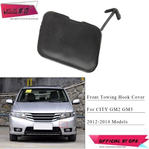 ZUK Front Bumper Tow Haul Cover Towing Hauling Case Cap Housing For HONDA CITY 2012 2013 2014 GM2 GM3 71104-TM0-T10 Base Color