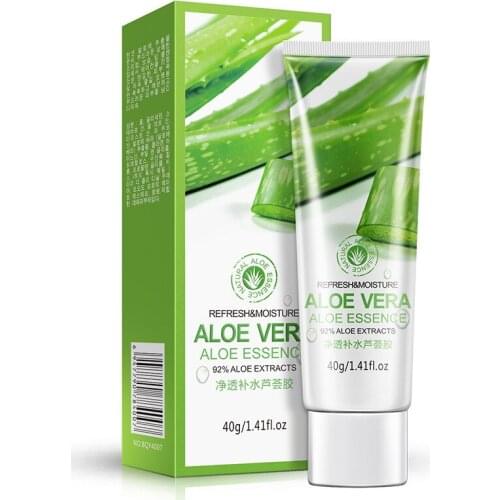 1Pcs 40G Aloe Vera Gel Skin Care Face Cream Hyaluronic Acid Anti Winkle Whitening Moisturizing Acne Treatment Cream