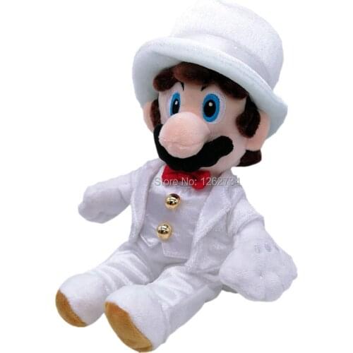 10/Lot Sitting Pose With Wedding White Dress 23CM Plush Doll Figure