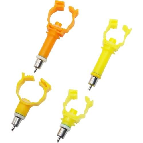 2 Pcs Rabbit Feeder 20mm/25mm Pipe Diameter Rabbit Nipple Drinker Water Farm Animal Water Feeder