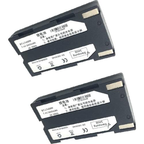 2pcs Brand New BTNF-L7408W 3400mAh Battery For South S82 S82T K9 R90 R93 GPS GNSS battery