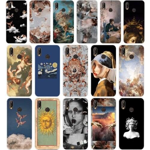 377FG Palace of Versailles Soft Silicone Tpu Cover Case for huawei Mate P20 P30 Llte Pro Y6 Y7 2019