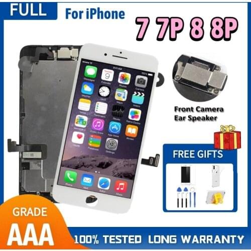 High Quality Full Set LCD Screen For iPhone 7 8 Plus 7P 8P LCD Display 3D Touch Screen Digitizer Assembly Replacement Pantalla