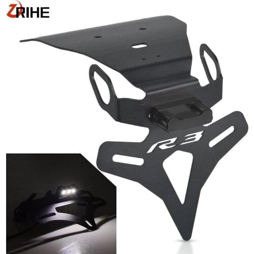 For Yamaha YZF R3 yzfr3 MT-03 MT 03 MT03 2015 - 2019 License Number Plate Bracket Holder Frame Tail Tidy Fender Moto Accessories