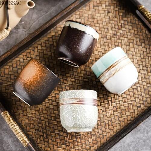 Household coffee shop 200ml exquisite coffee cup ceramic cup beer tea cup whiskey glass beverage cup ceramic latte gift
